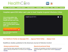 Tablet Screenshot of healthcure.biz